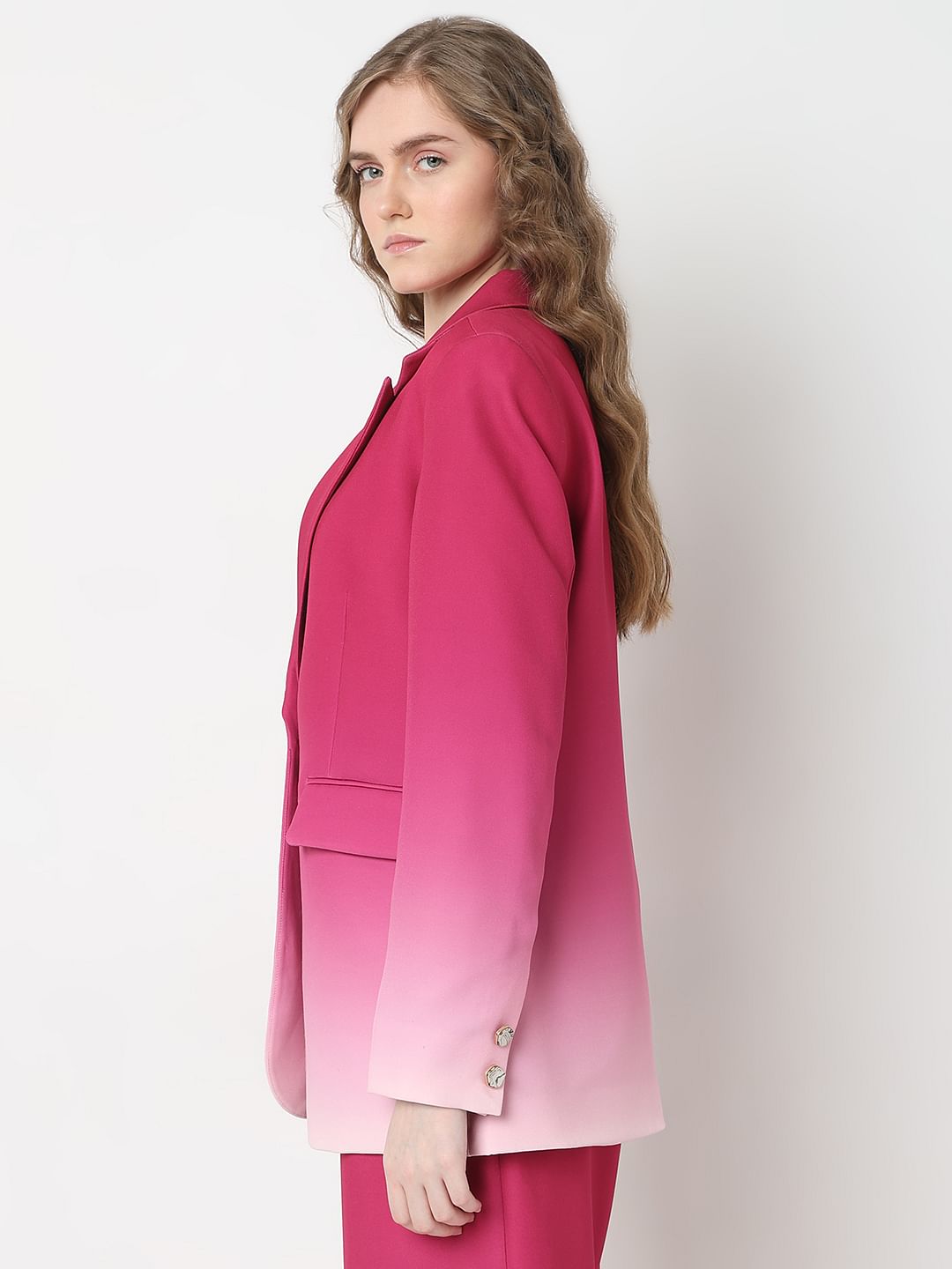 Marquee Hot Pink Ombre Co-Ord Set Blazer