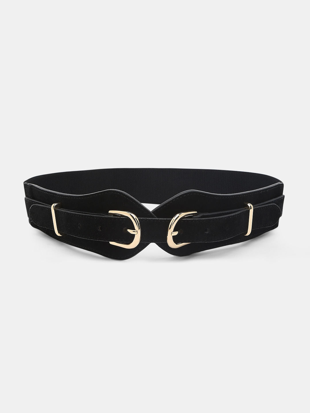 Black Suede Waist Belt