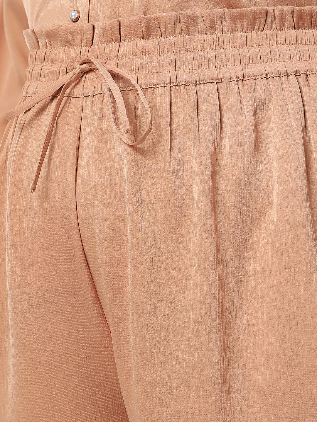 Curve Brown Wide Leg Co-Ord Pants