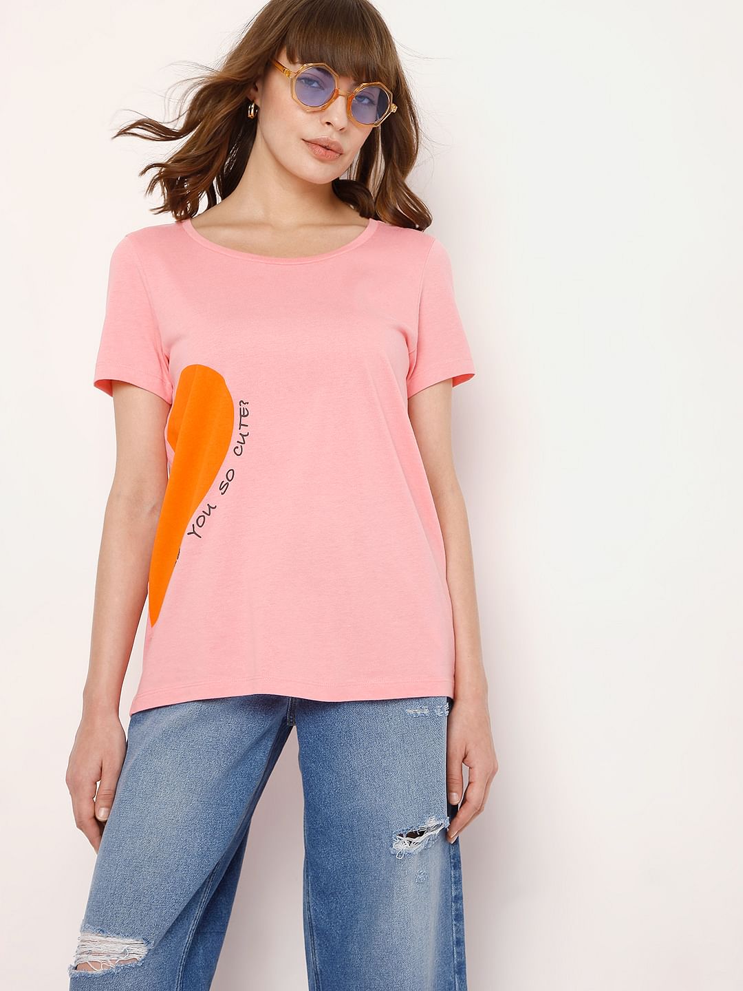 Pink Graphic T-Shirt