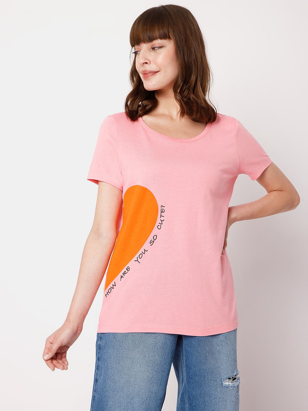 Pink Graphic T-Shirt