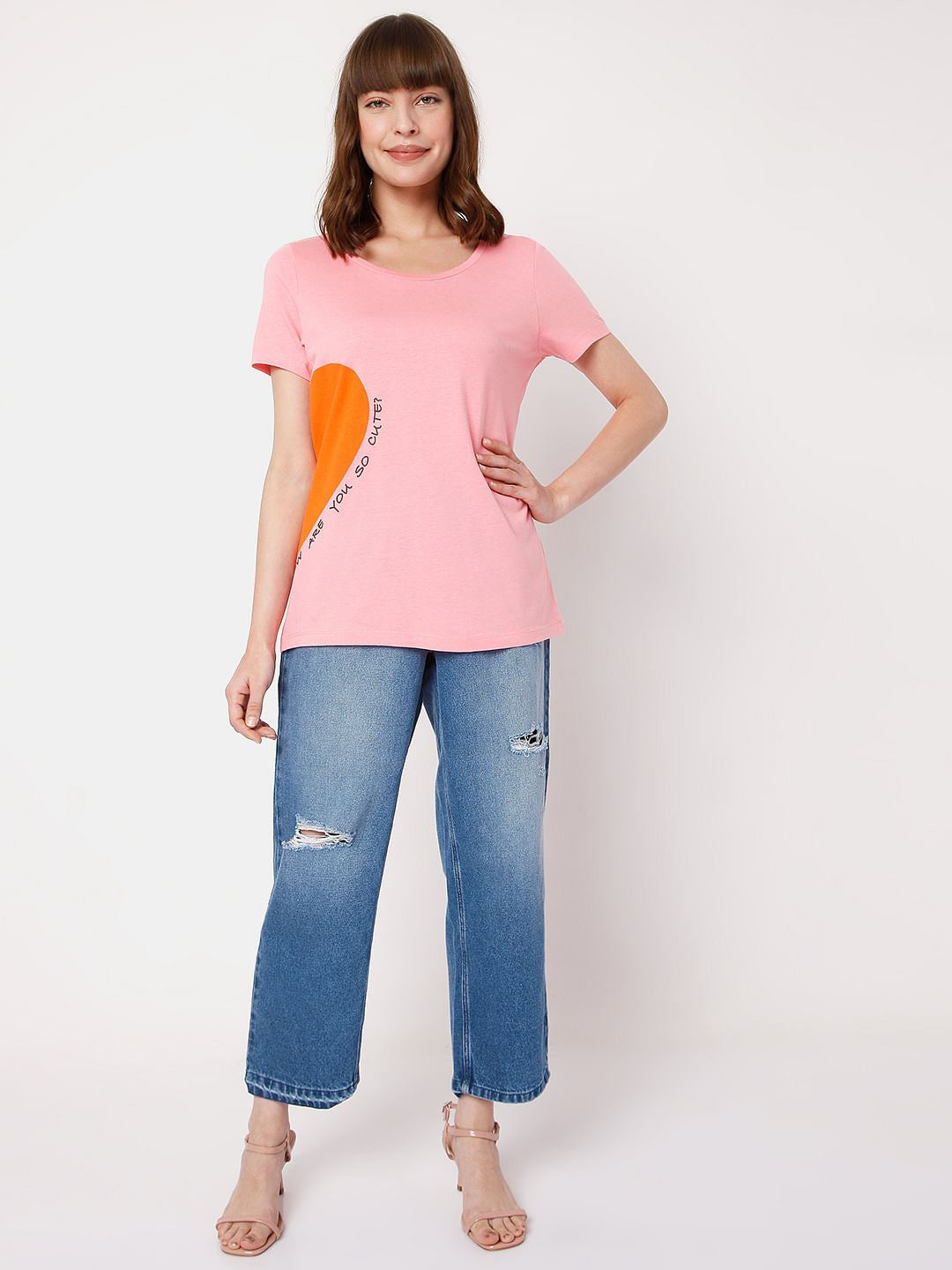 Pink Graphic T-Shirt