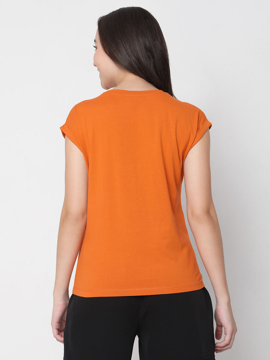 Orange Graphic T-Shirt