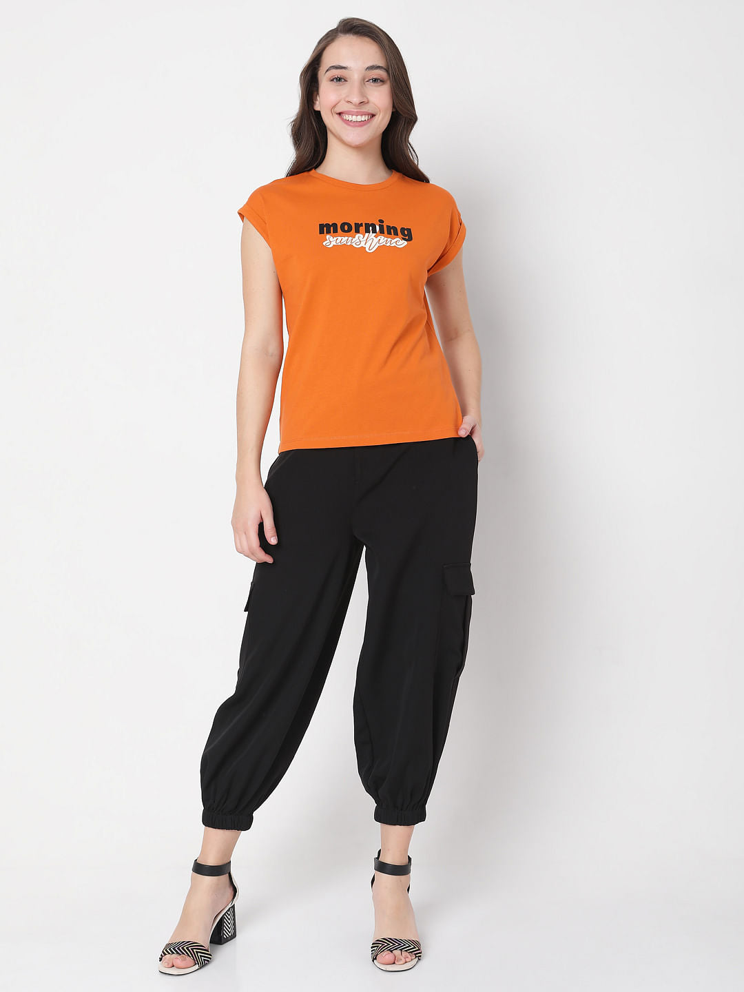 Orange Graphic T-Shirt