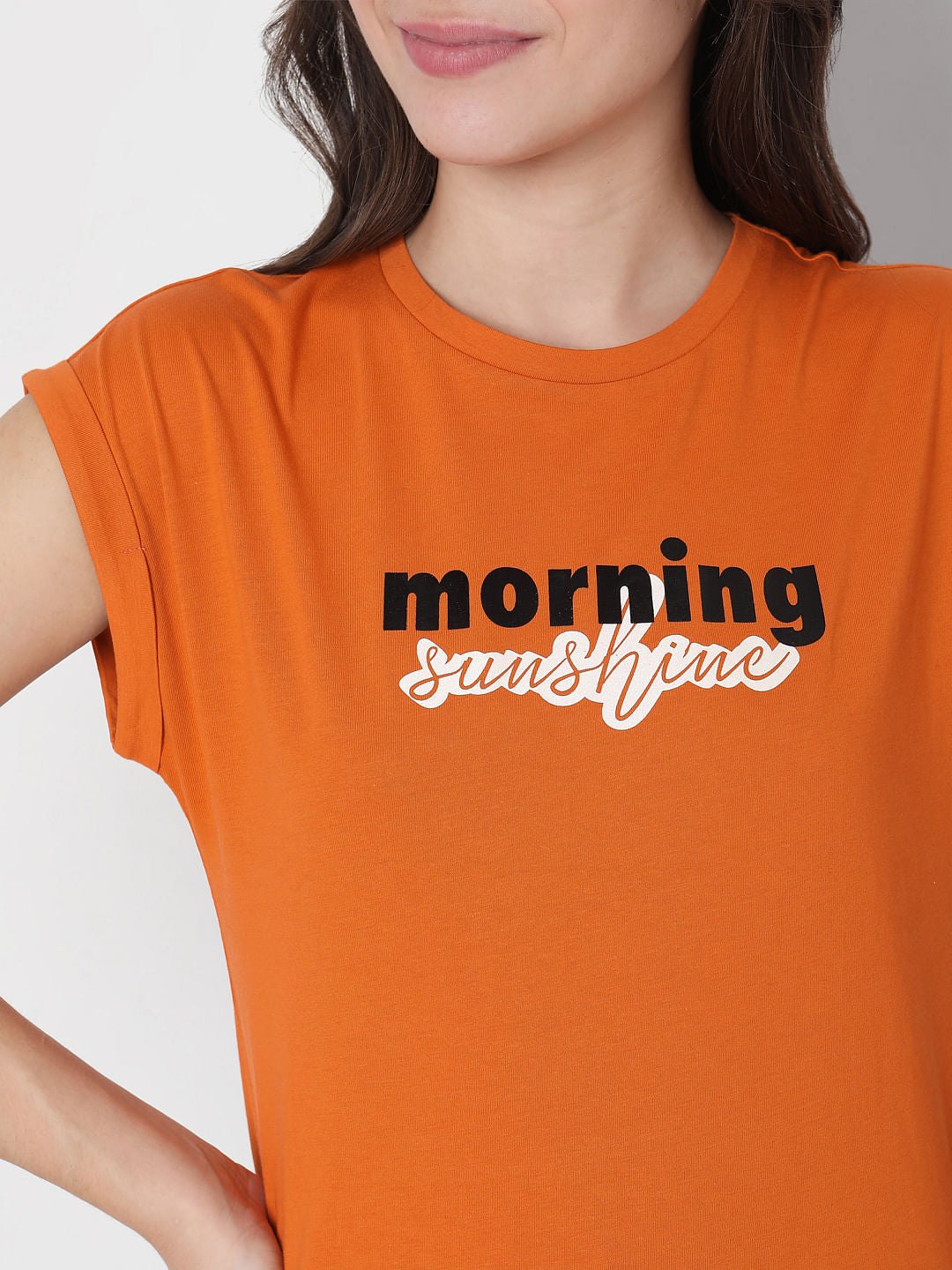 Orange Graphic T-Shirt