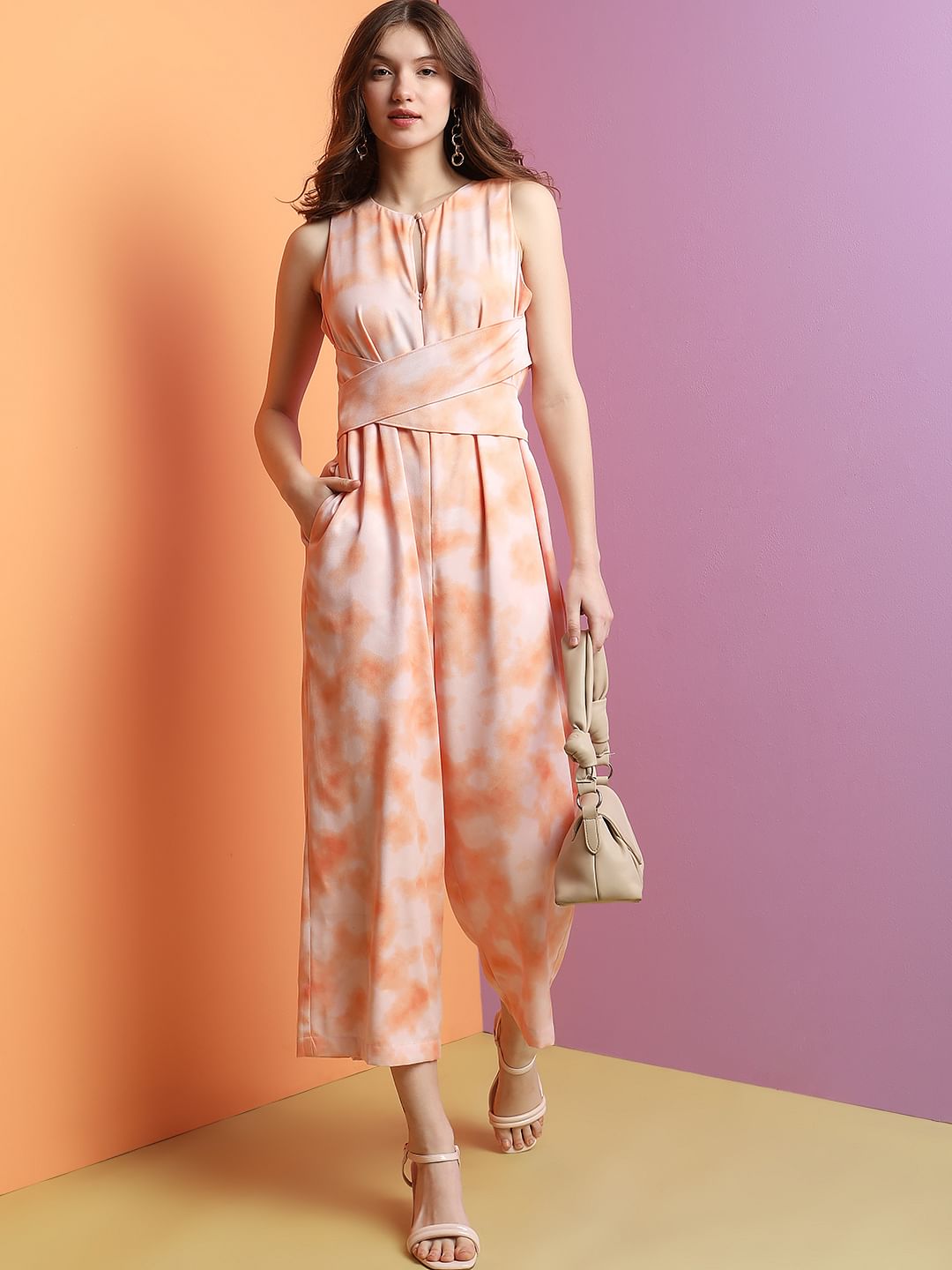 Peach Ombre Jumpsuit