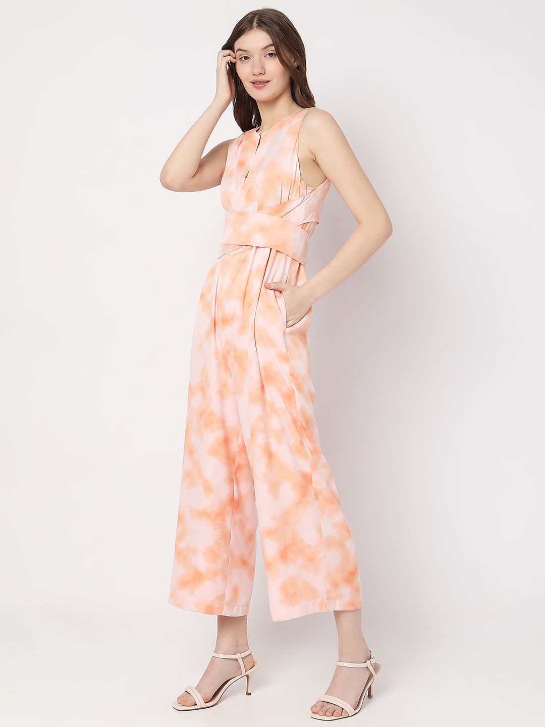 Peach Ombre Jumpsuit