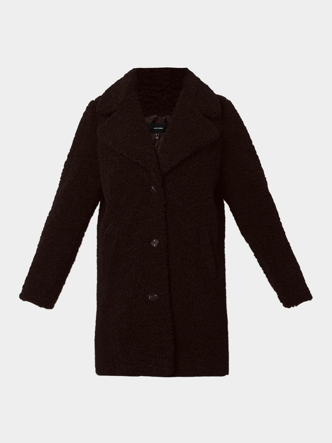 Dark Brown Teddy Coat