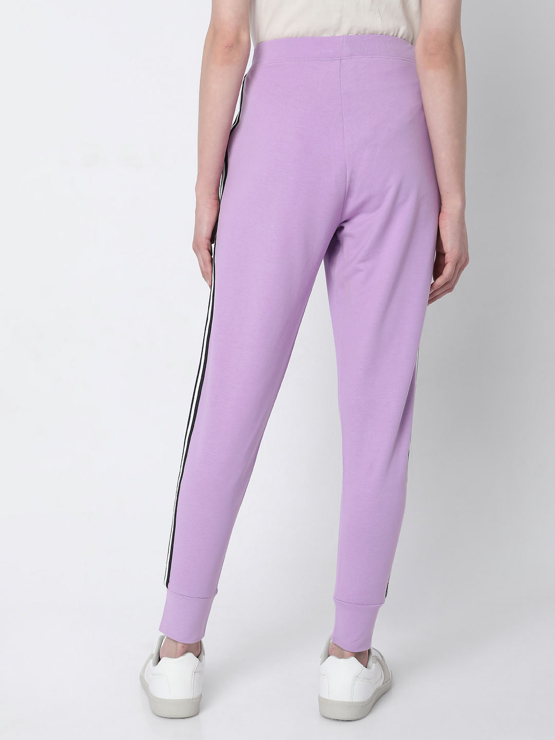 Purple High Rise Co-Ord Set Sweatpants