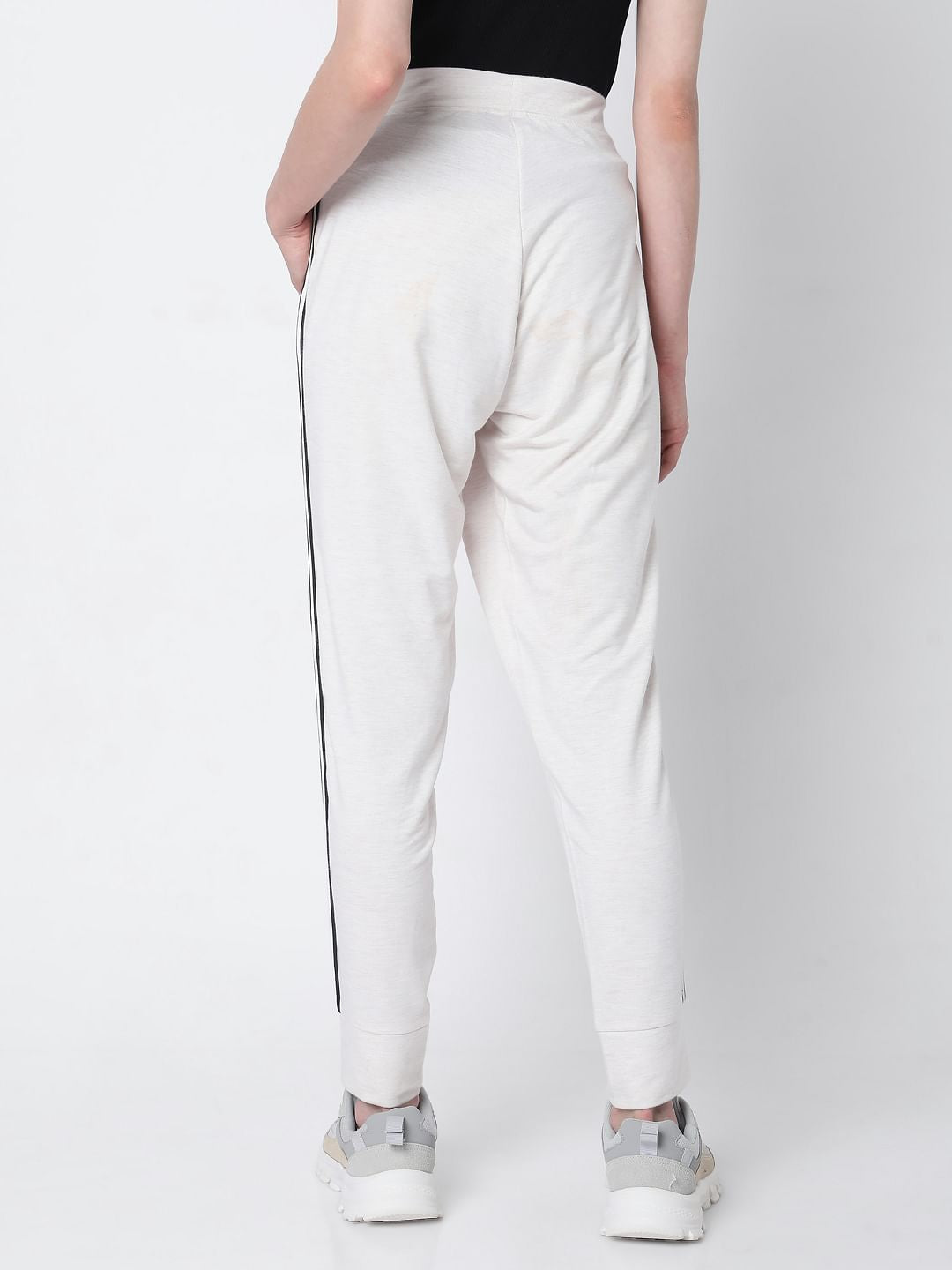 White High Rise Co-Ord Set Sweatpants