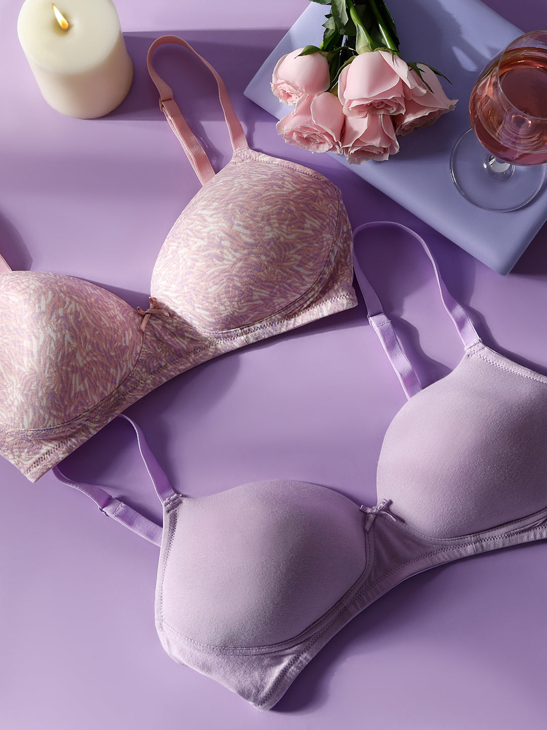 Pack of 2 Non-Wired Bra