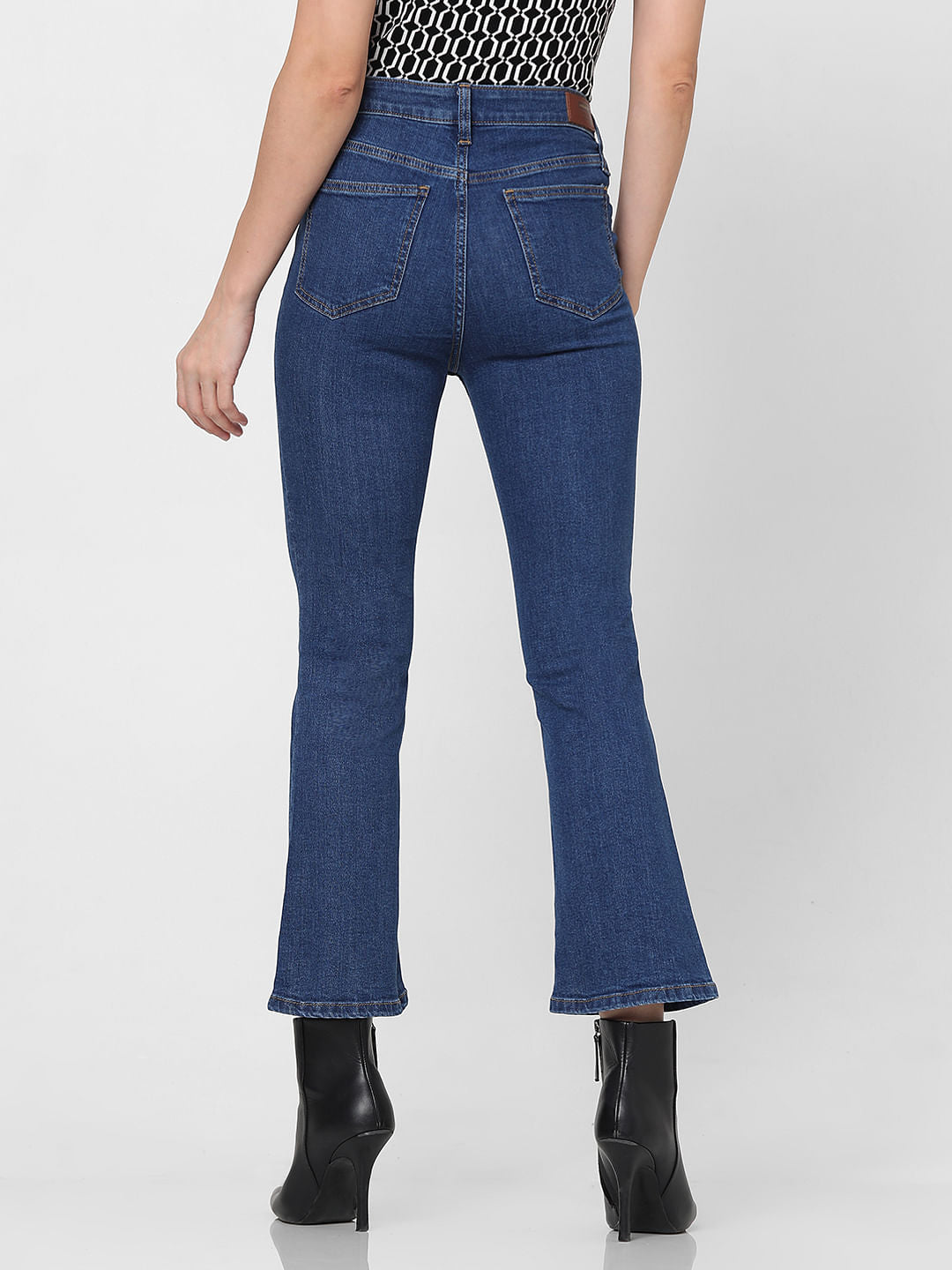 Blue High Rise Petra Bootcut Jeans