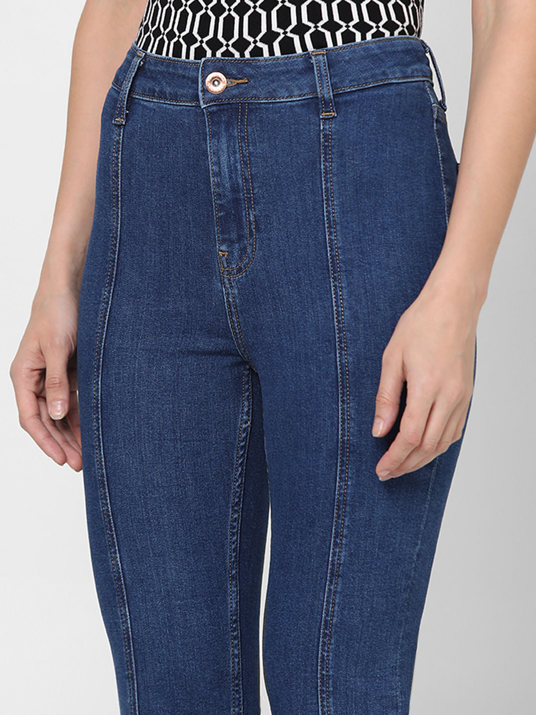 Blue High Rise Petra Bootcut Jeans