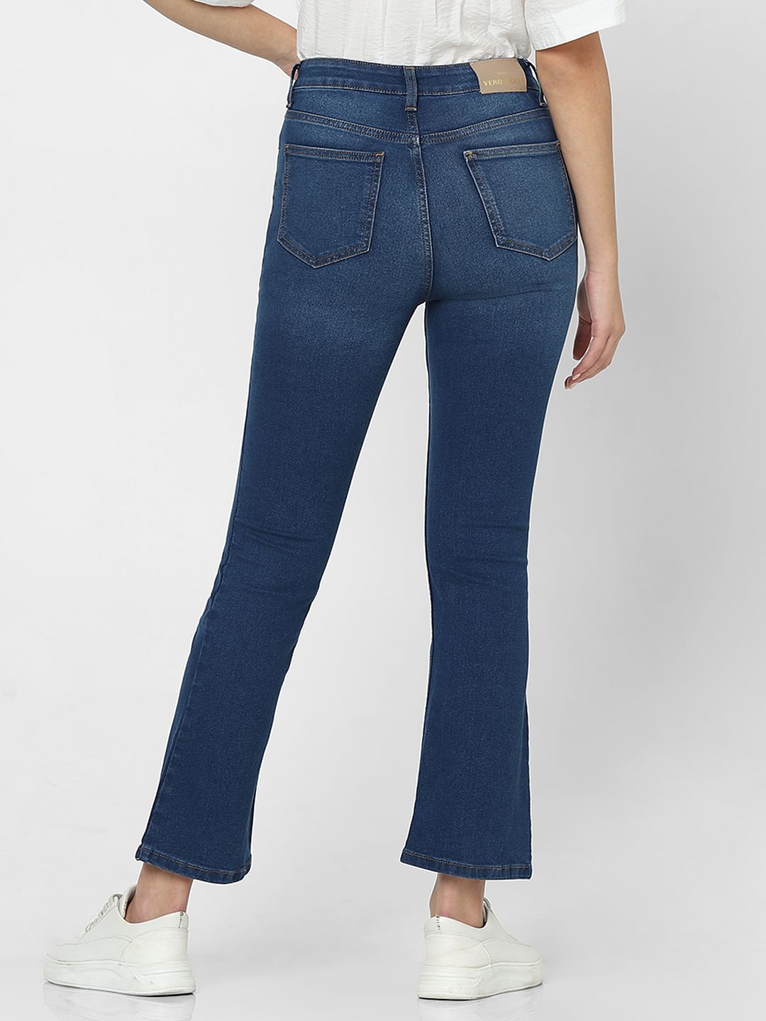 Blue High Rise Petra Bootcut Jeans