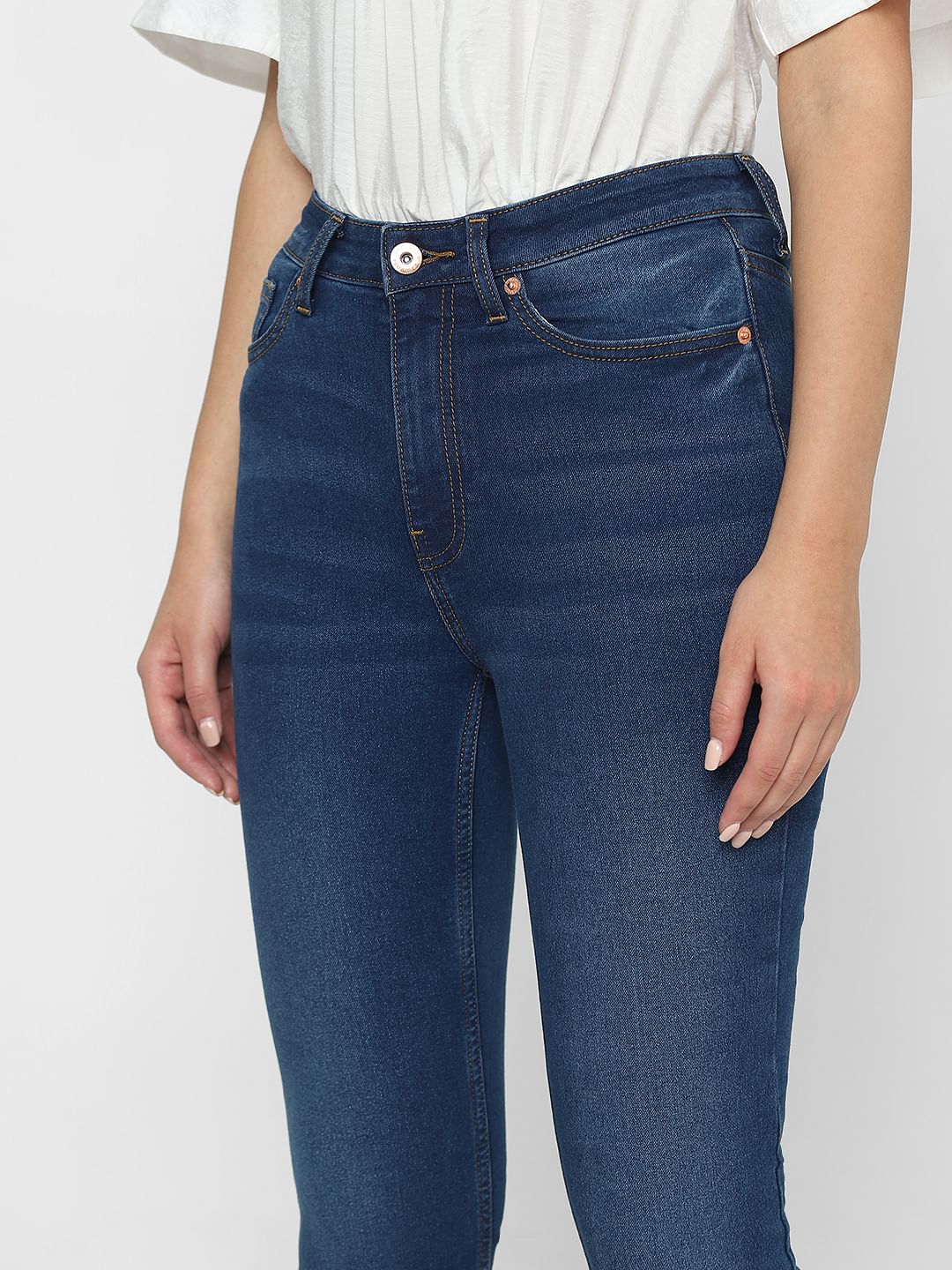 Blue High Rise Petra Bootcut Jeans