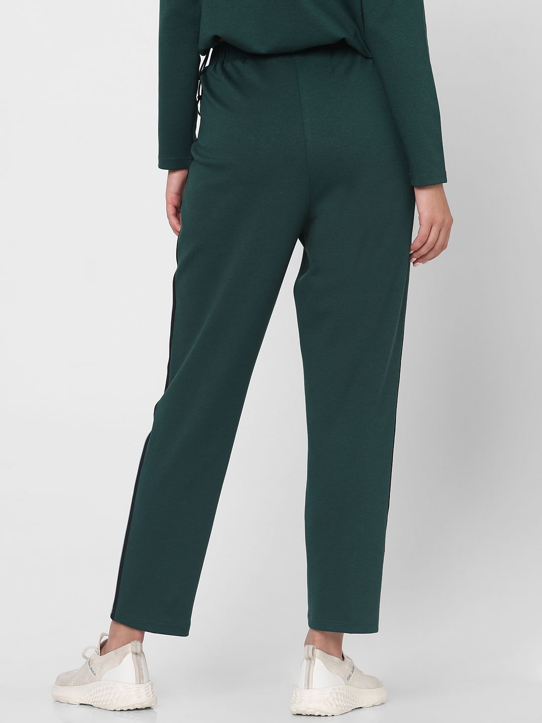 Green High Rise Co-Ord Set Pants