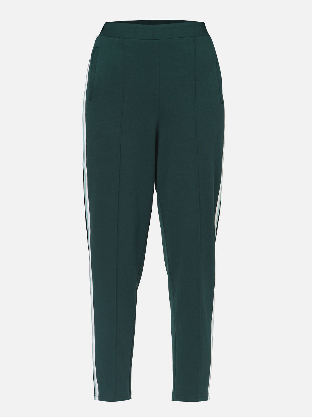 Green High Rise Co-Ord Set Pants