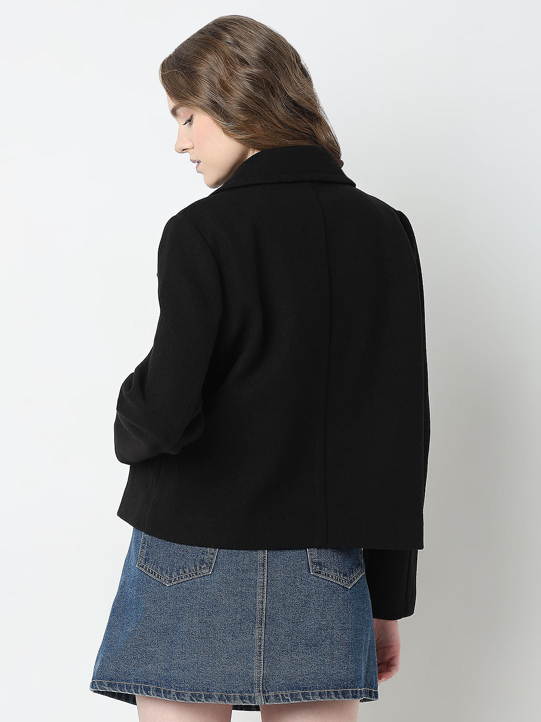 Black Double Breasted Jacket