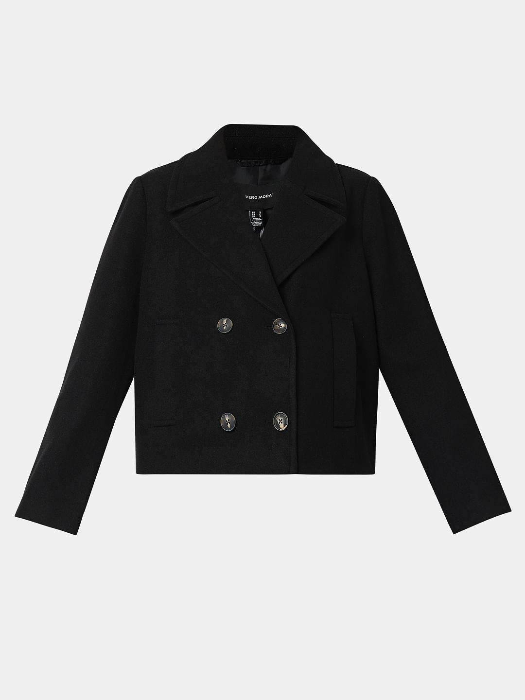 Black Double Breasted Jacket