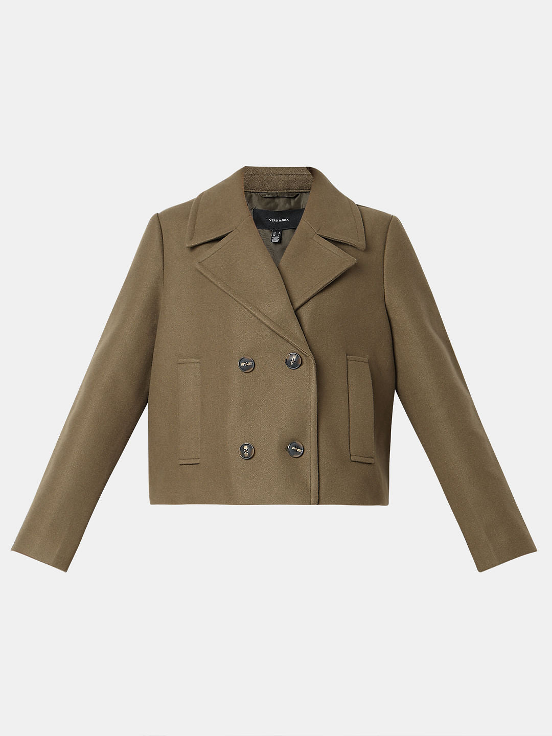 Brown Double Breasted Jacket