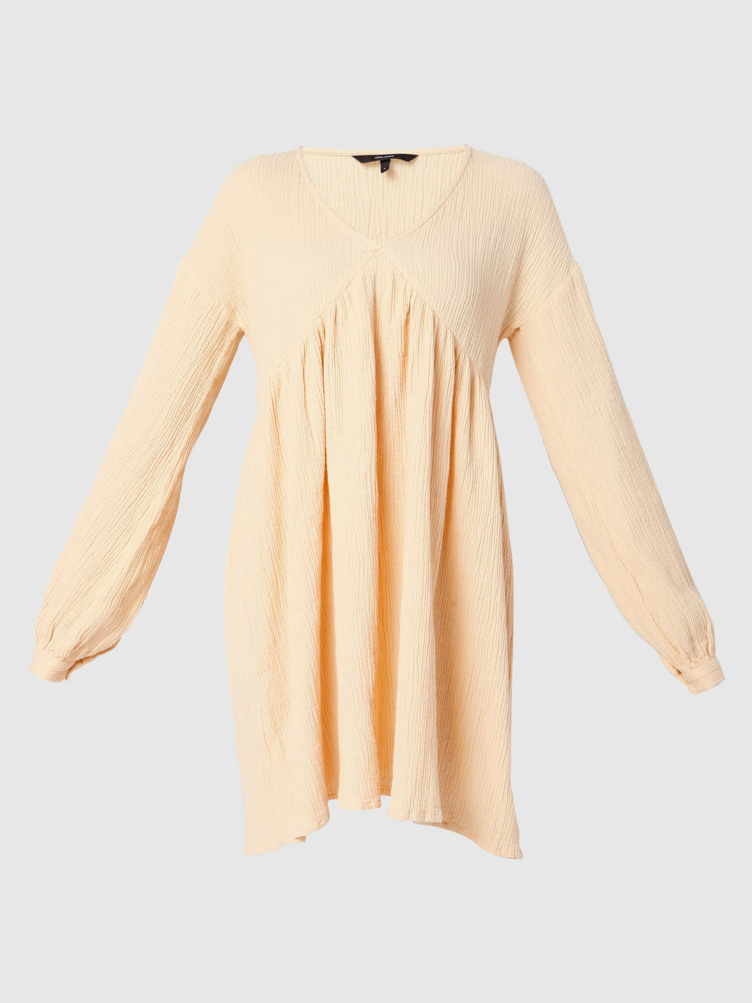 Orange Textured Dress