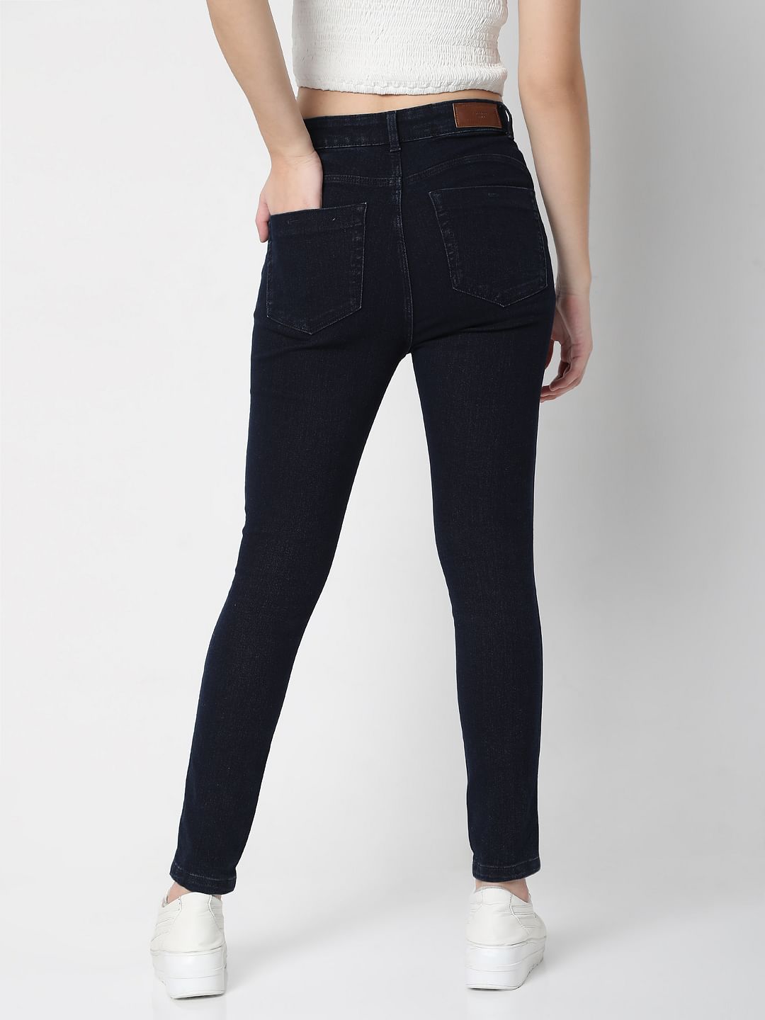 Blue High Waist Push Up Wendy Skinny Jeans