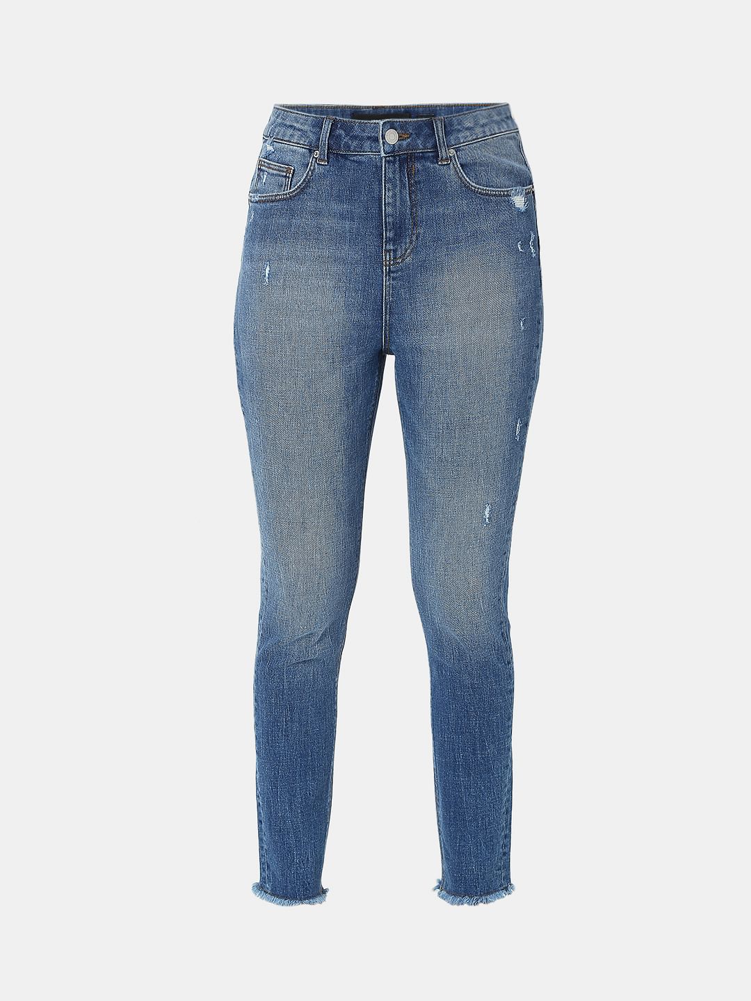 Blue High Waist Push Up Wendy Skinny Jeans