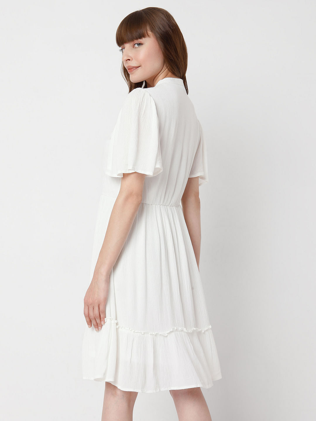 White Embroidered Dress