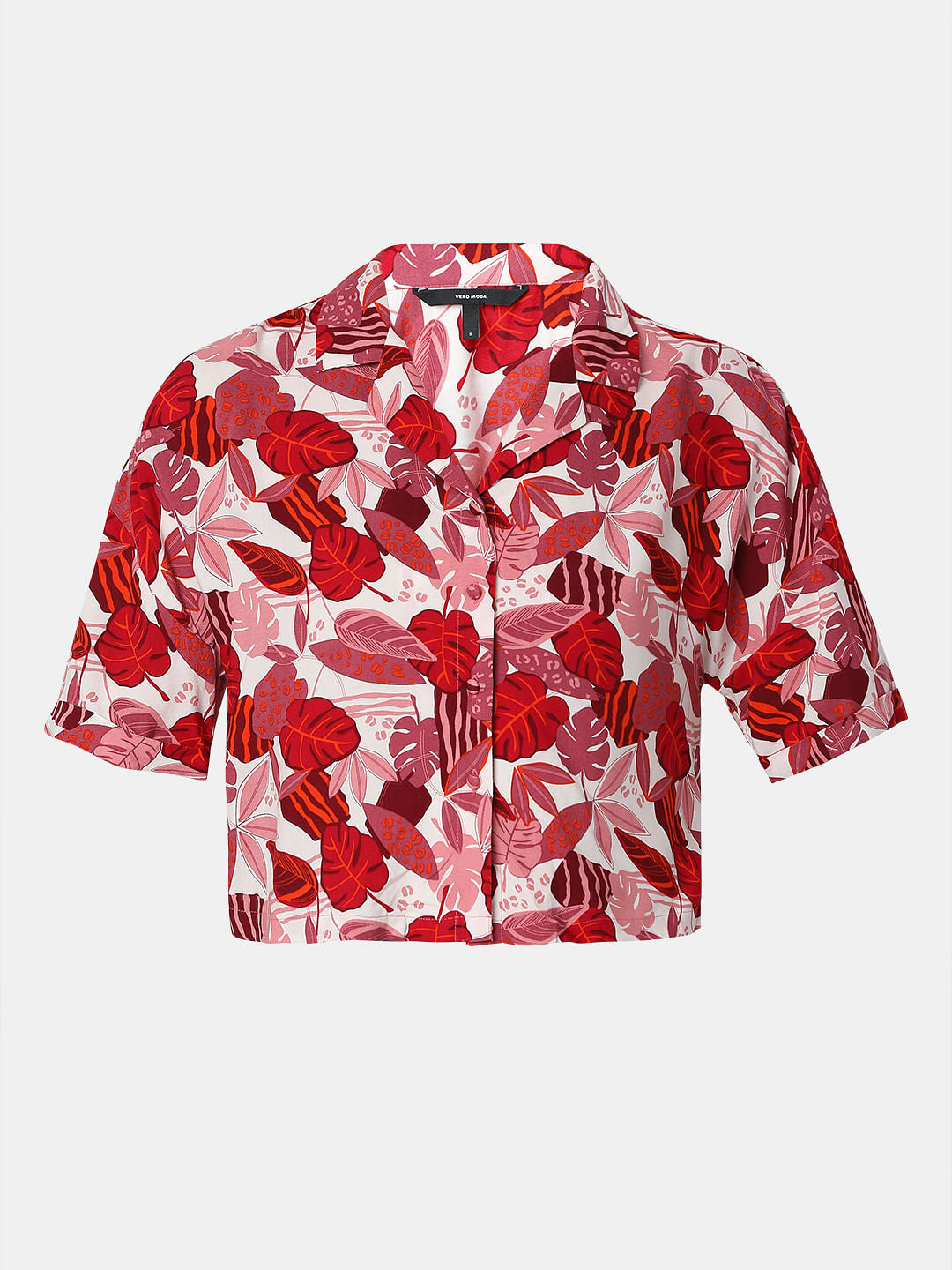 Pink Floral Print Co-Ord Set Shirt