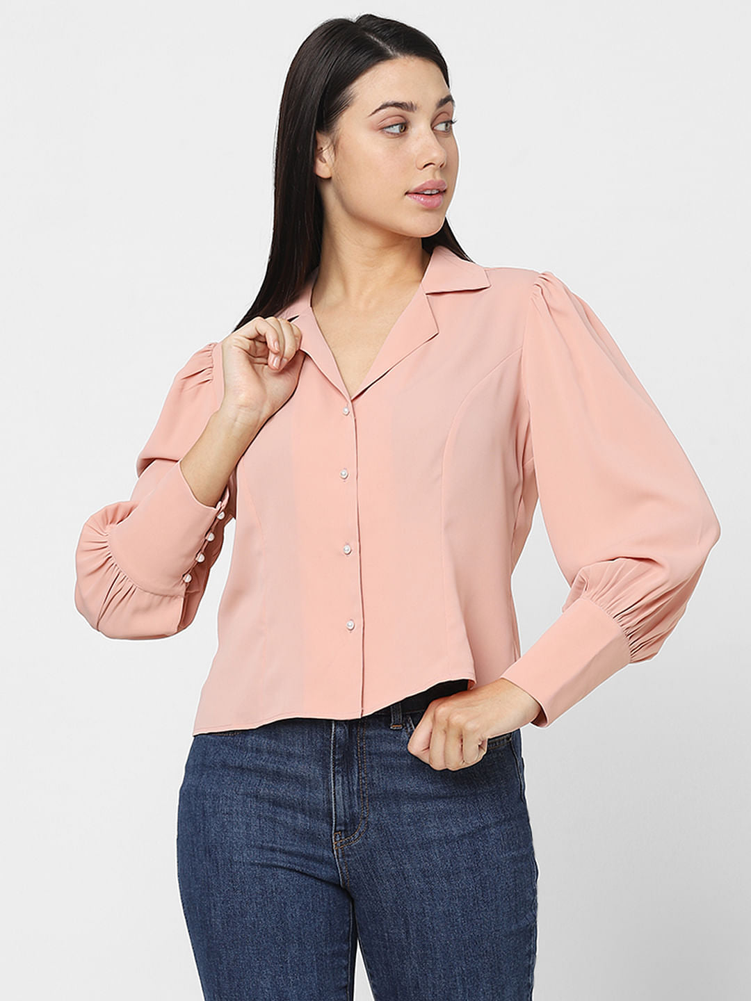 Pink Full Sleeves Shirt