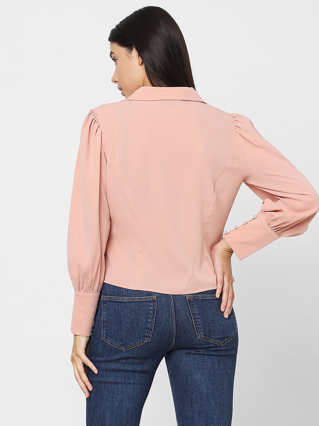 Pink Full Sleeves Shirt