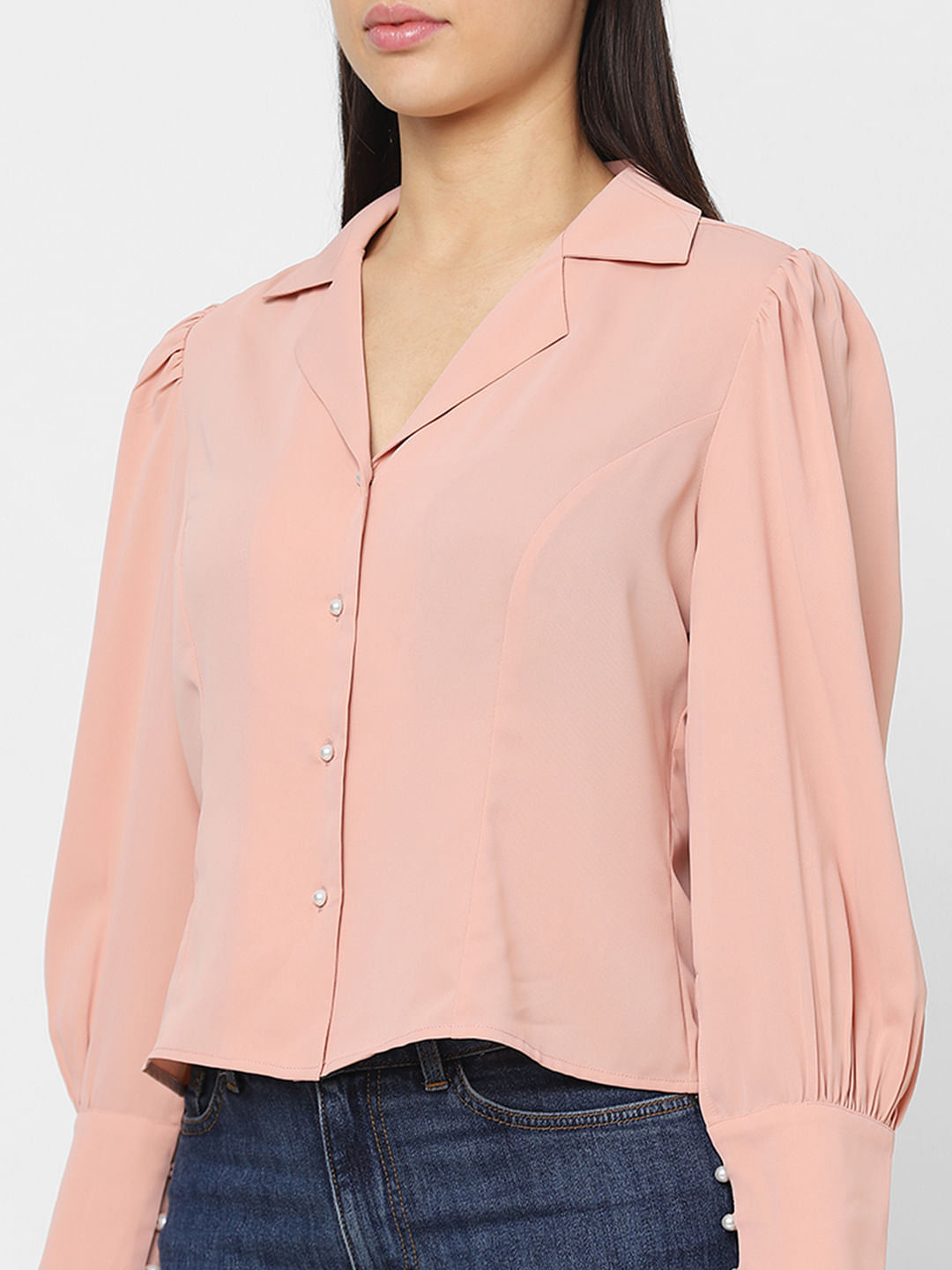 Pink Full Sleeves Shirt