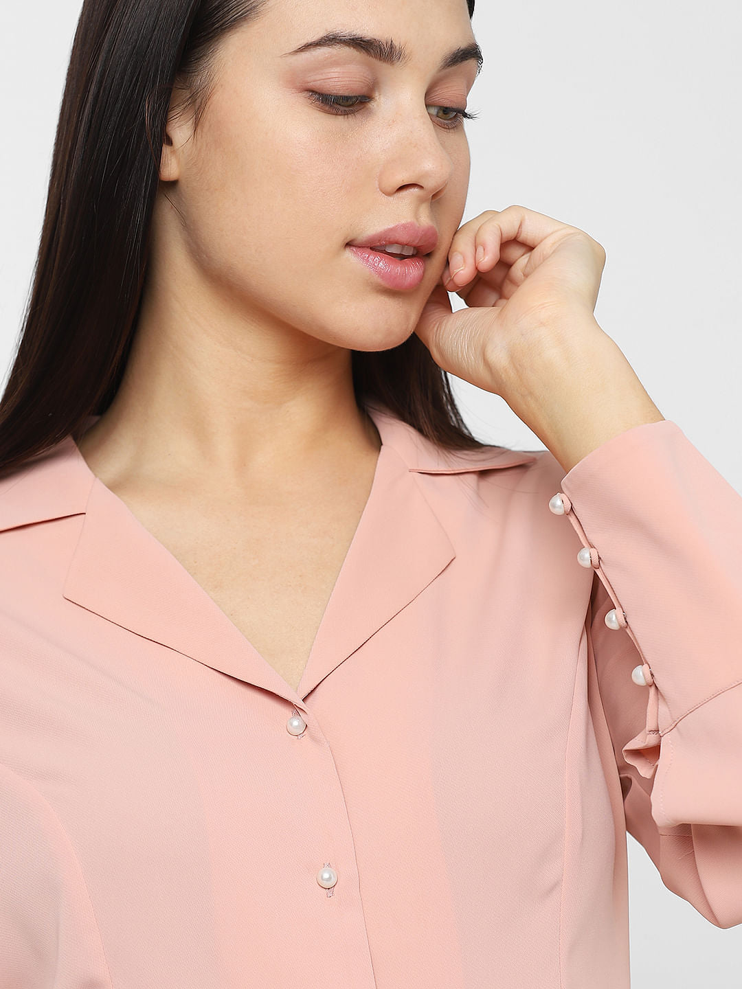 Pink Full Sleeves Shirt