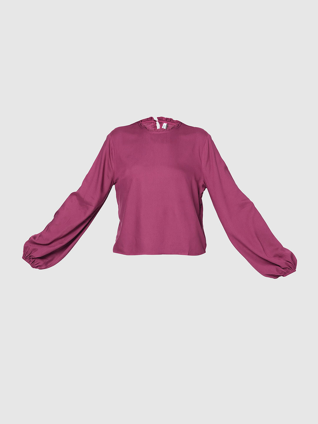 I.Scenery By Vero Moda Pink Full Sleeves Top
