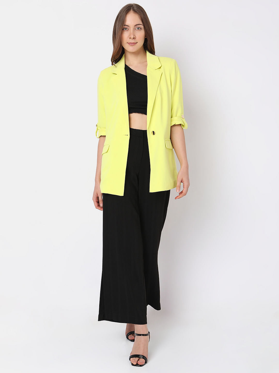 Lime Yellow Blazer