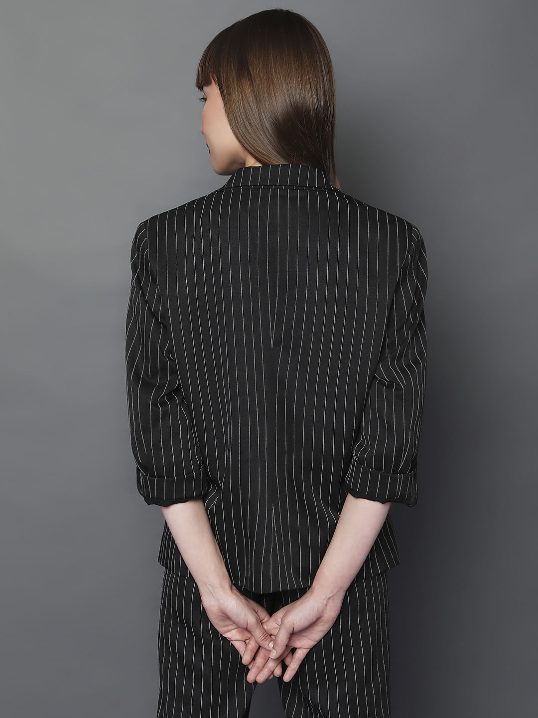 Blazer Striped Co-Ord Set Blazer