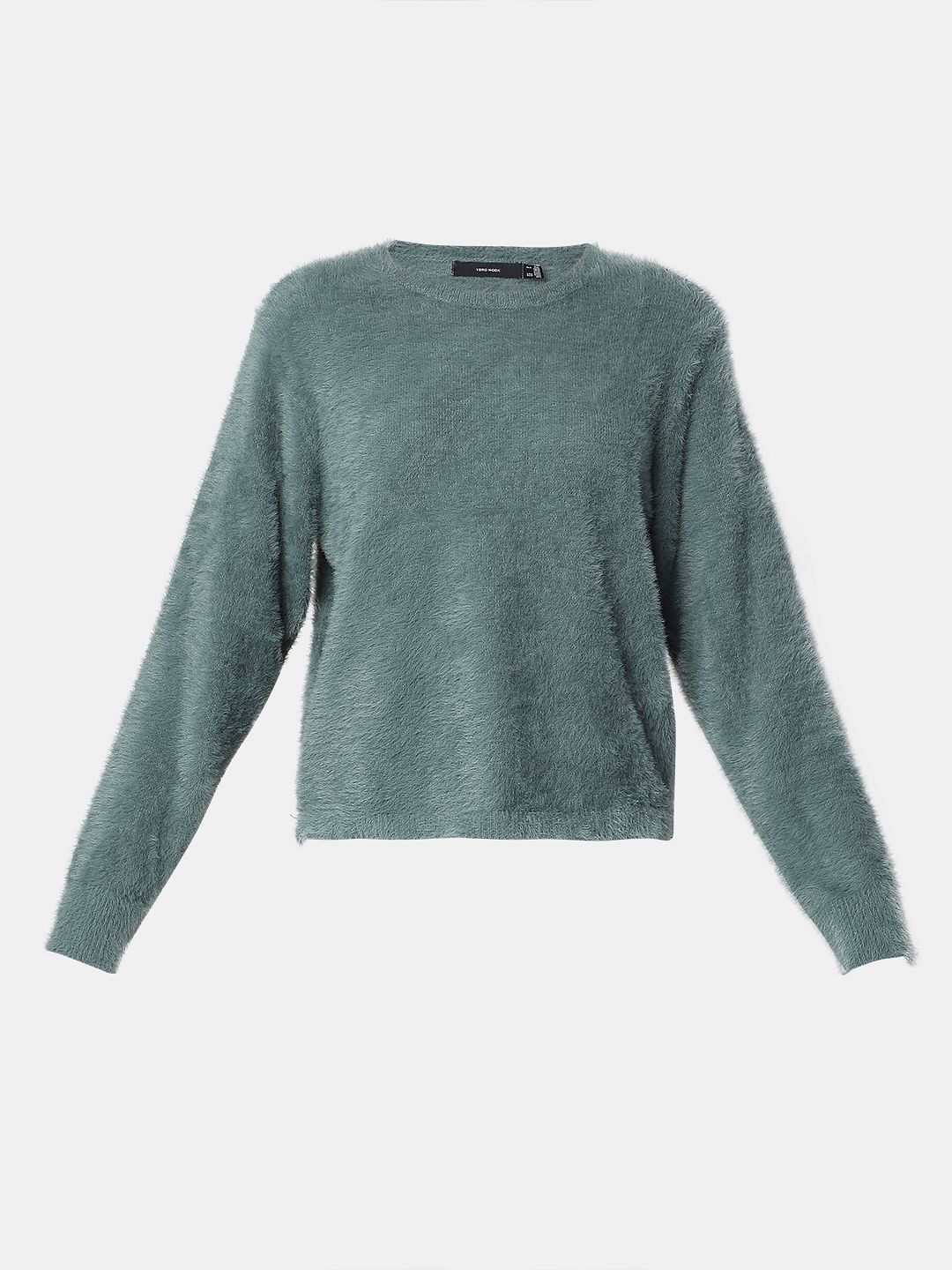 Green Fuzzy Pullover
