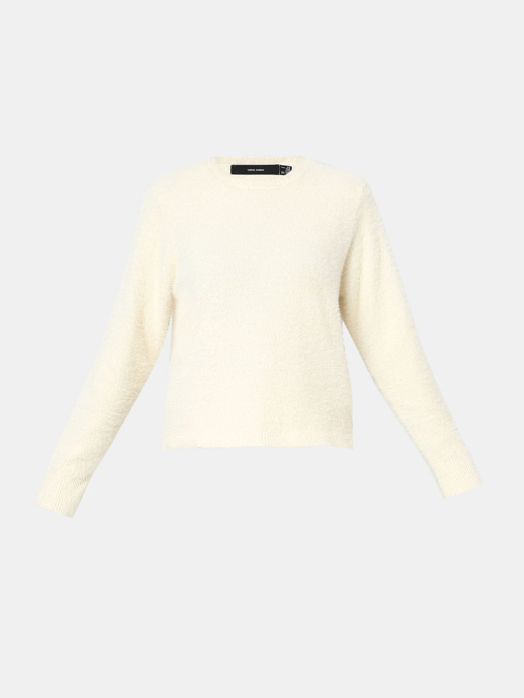 Beige Long Sleeve Pullover