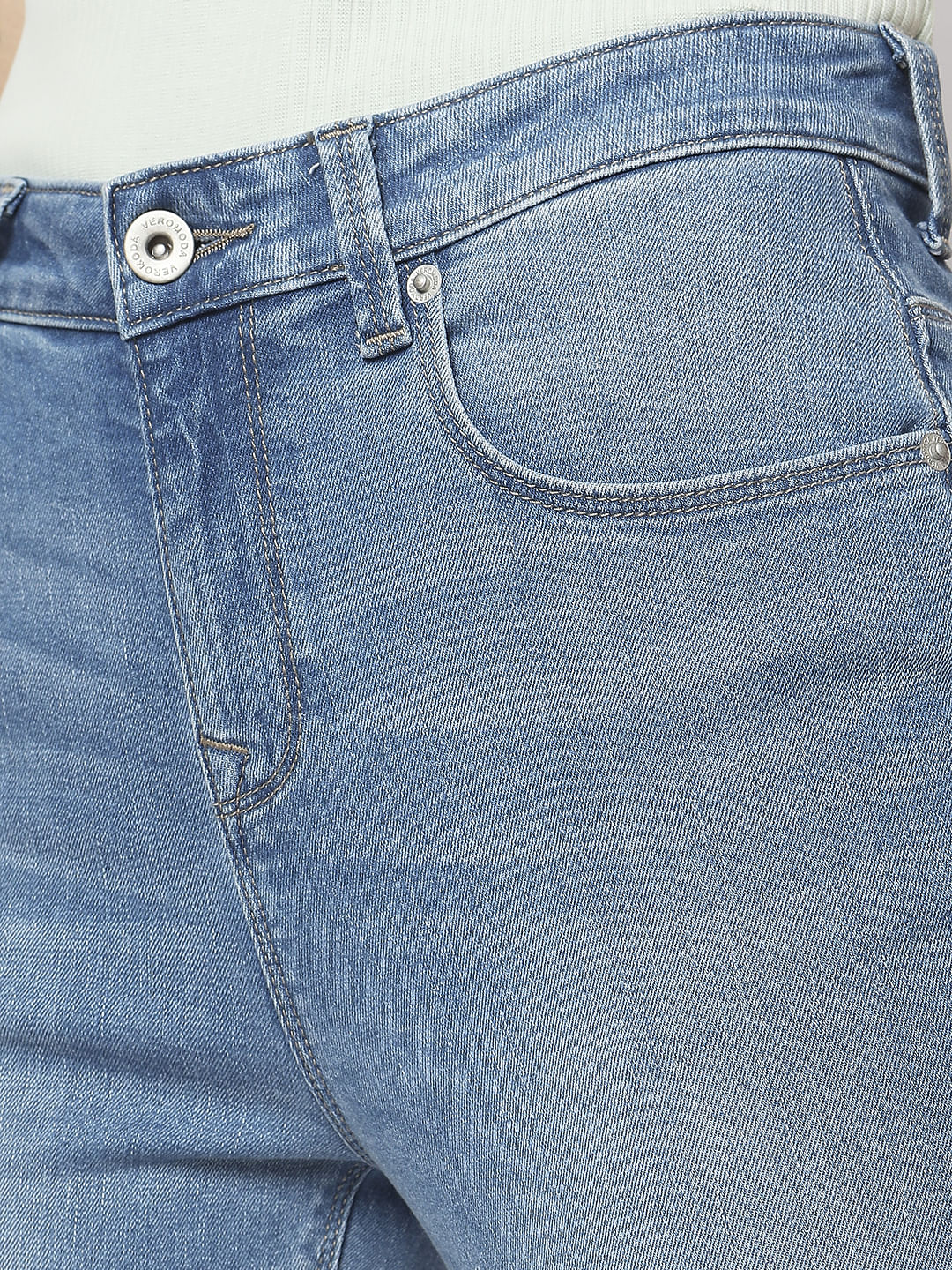 Light Blue High Rise Wendy Skinny Fit Jeans