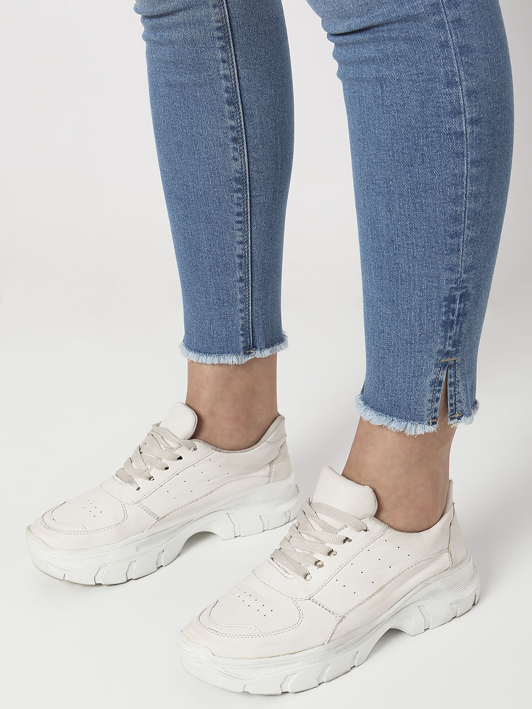 Light Blue High Rise Wendy Skinny Fit Jeans