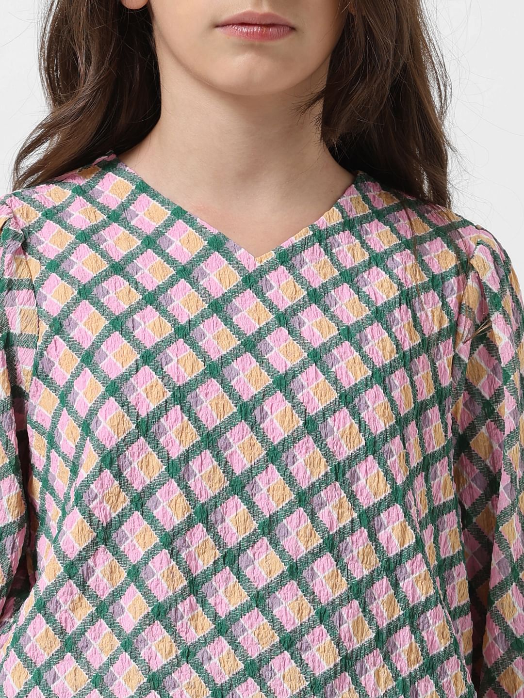 Girl Multi-Coloured Printed Top