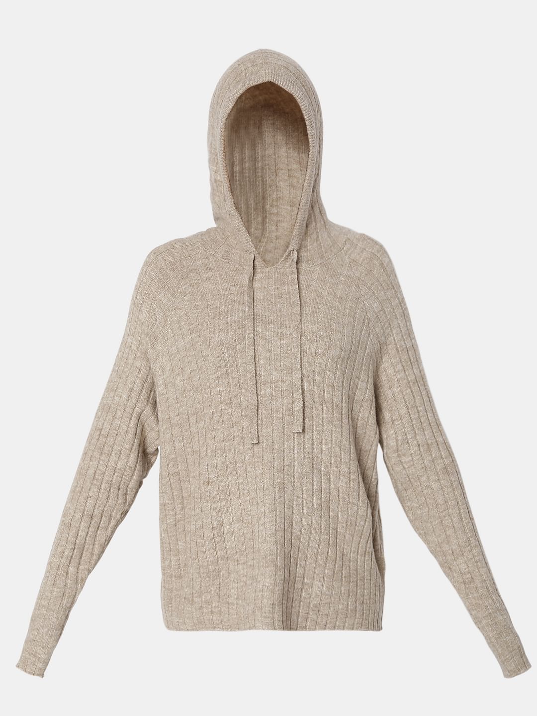 Brown Hooded Co-Ord Sweater