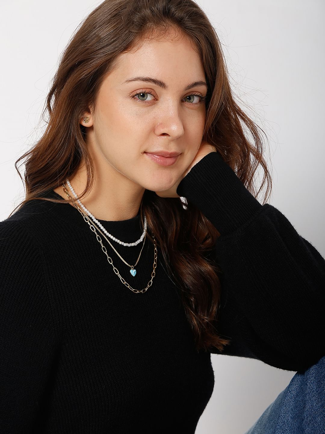 Black Peplum Pullover