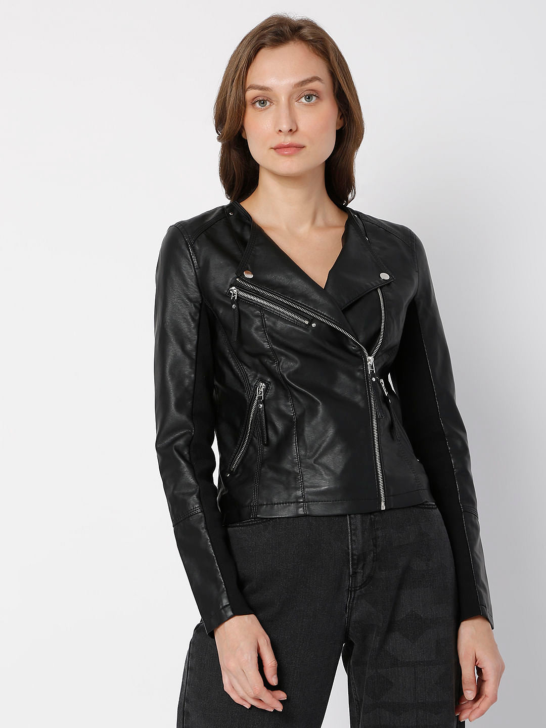Black Biker Jacket