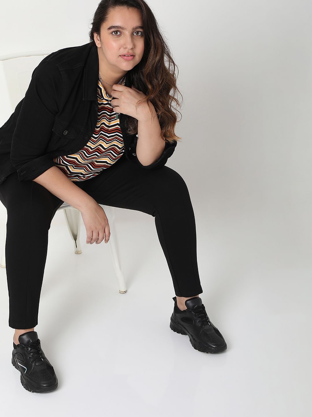 Curve Black High Rise Leggings