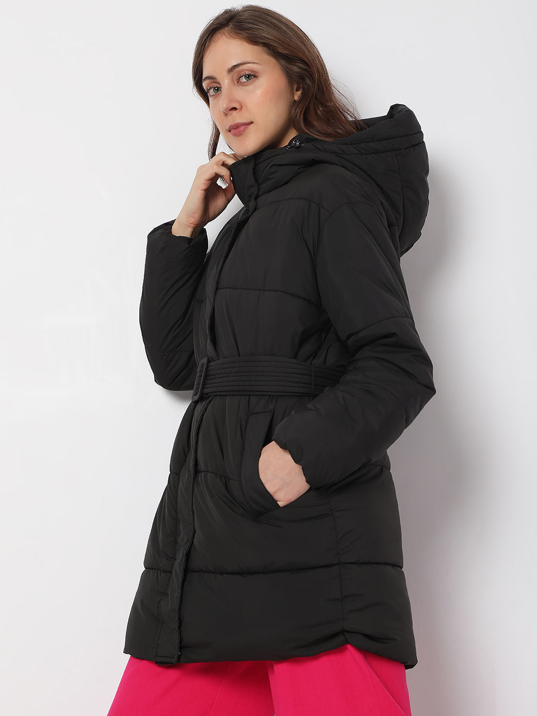 Black Long Puffer Jacket