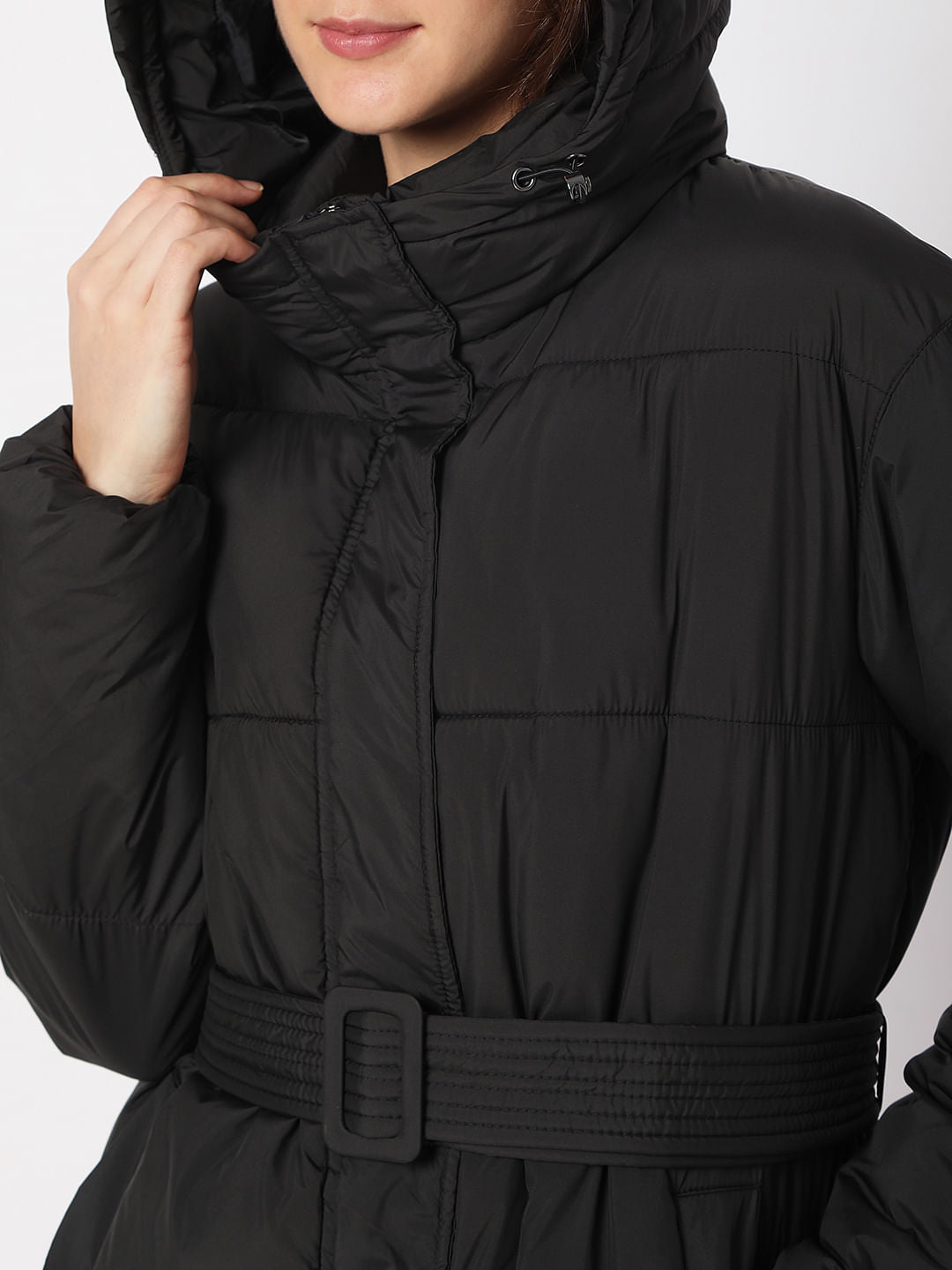 Black Long Puffer Jacket