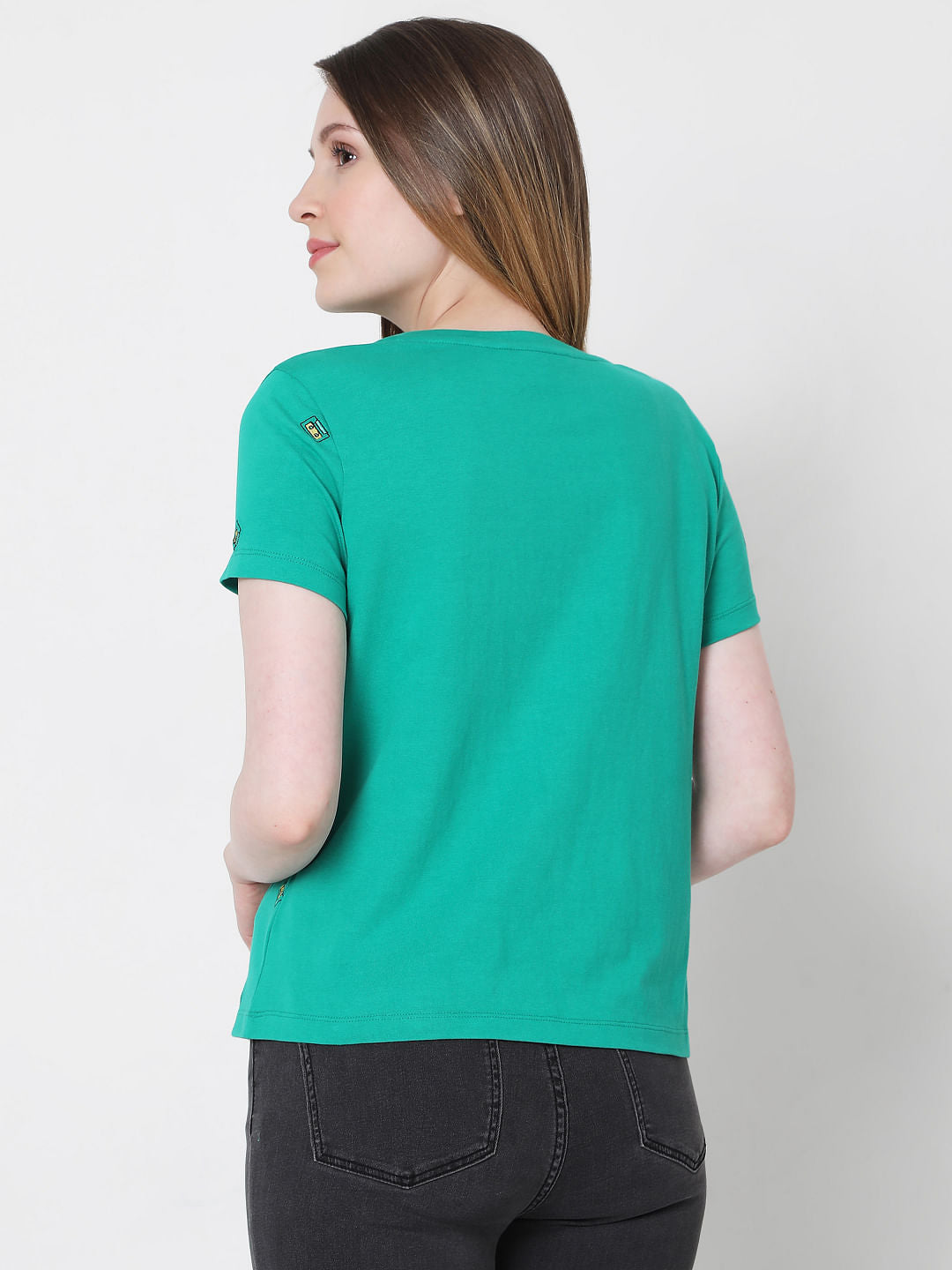 Green Graphic Print T-Shirt
