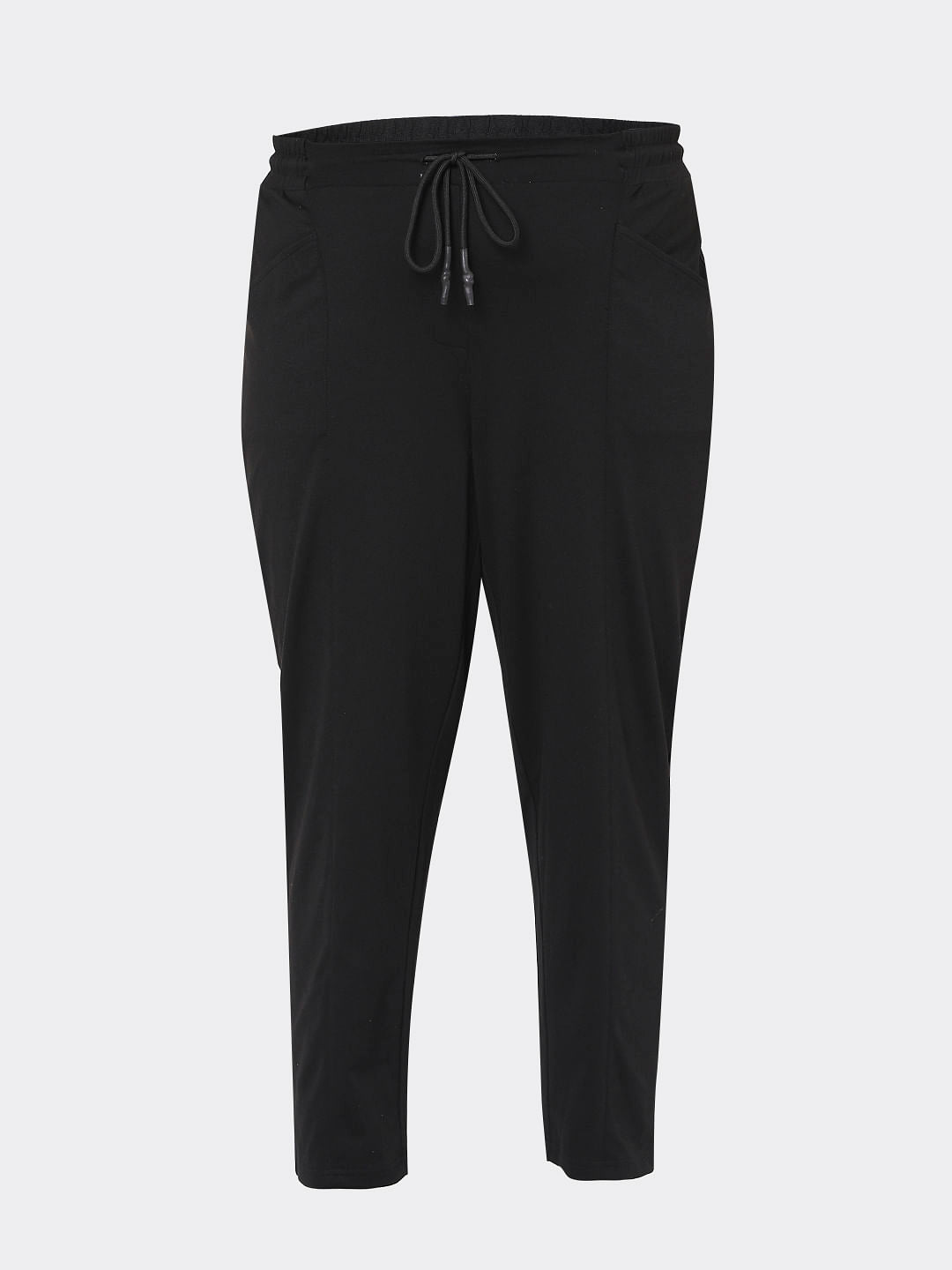 Curve Black High Rise Cargo Pants