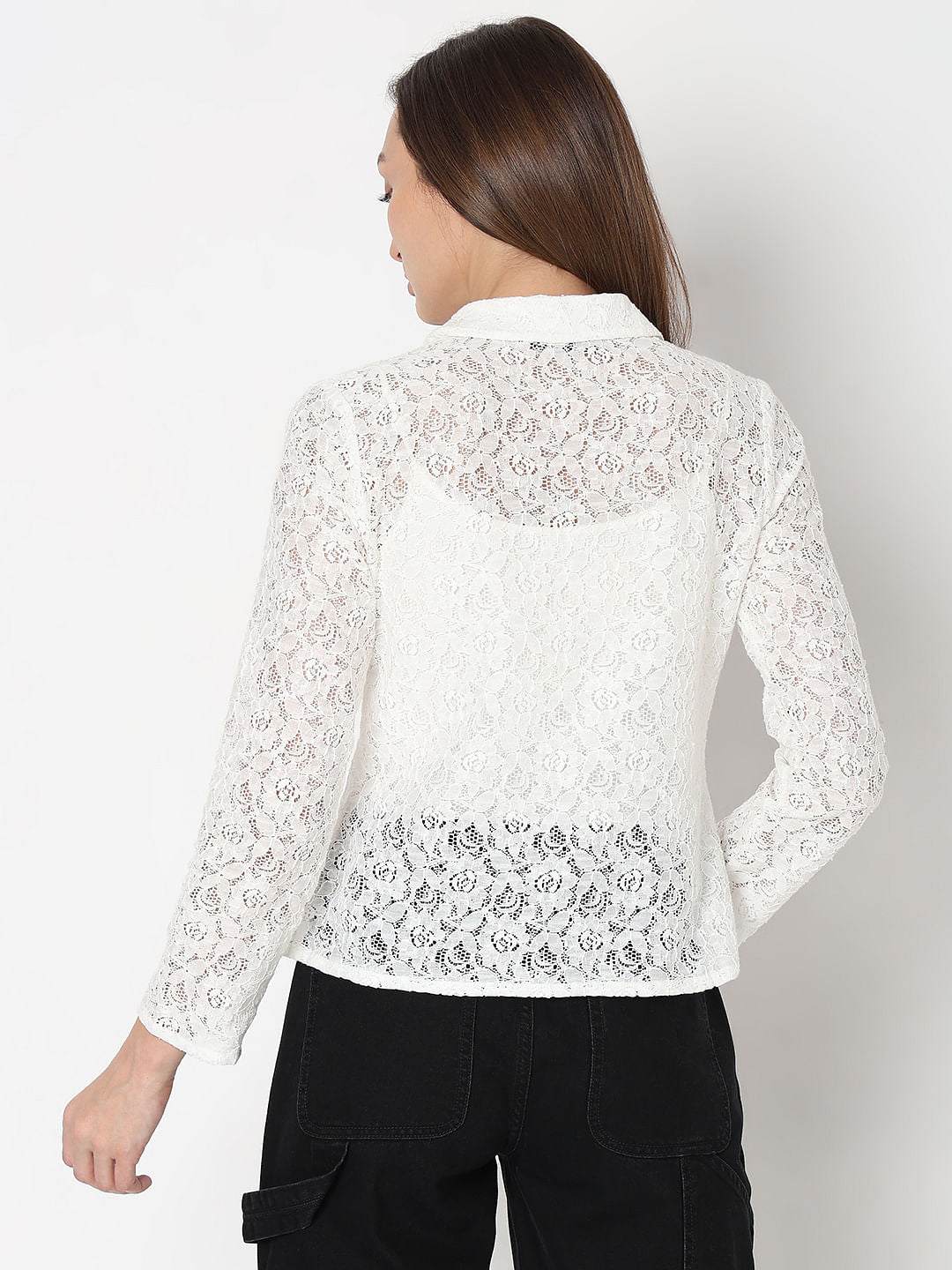 White Lace Shirt